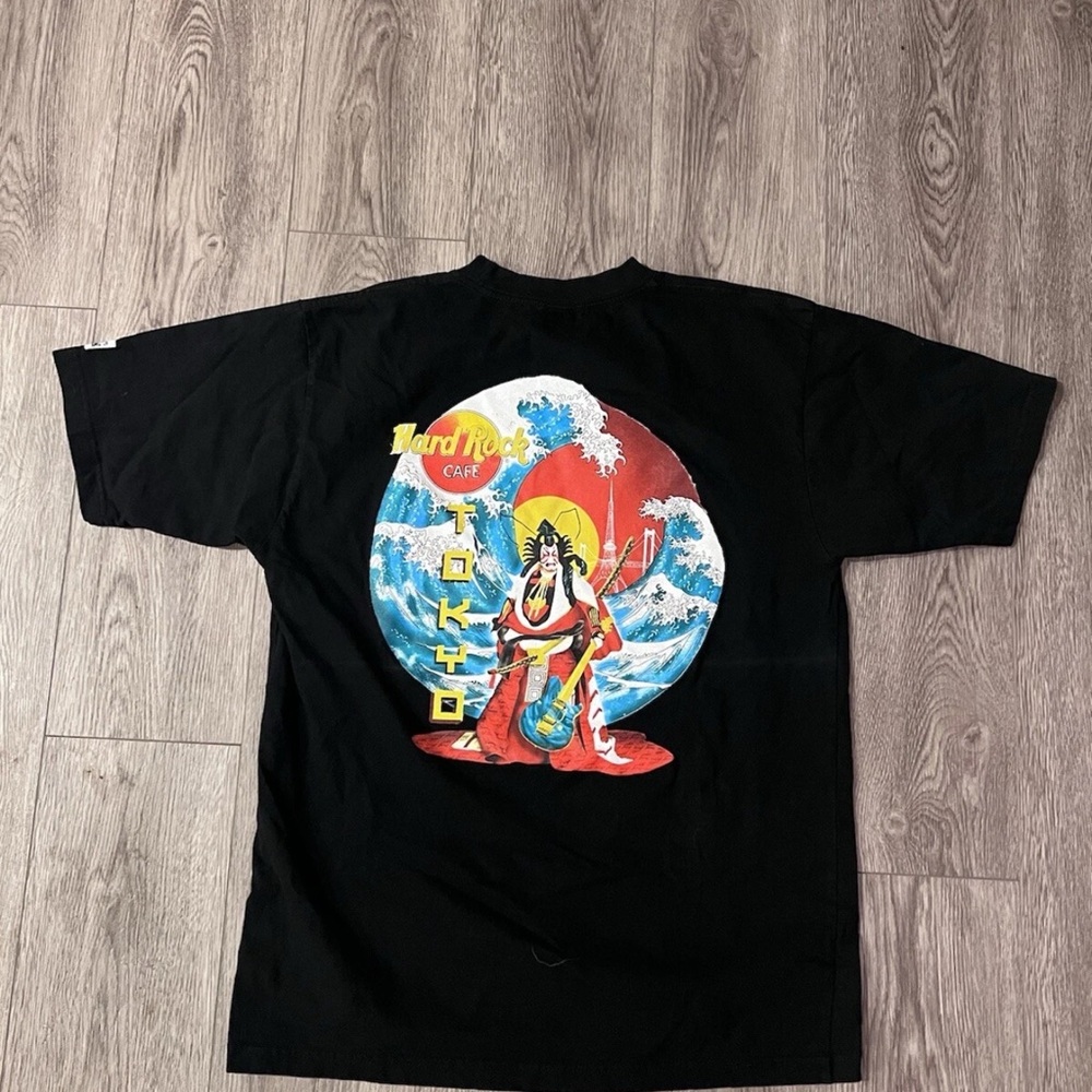 Vintage Hard Rock Cafe Tokyo City Samurai Rocker T-Shirt Mens Large